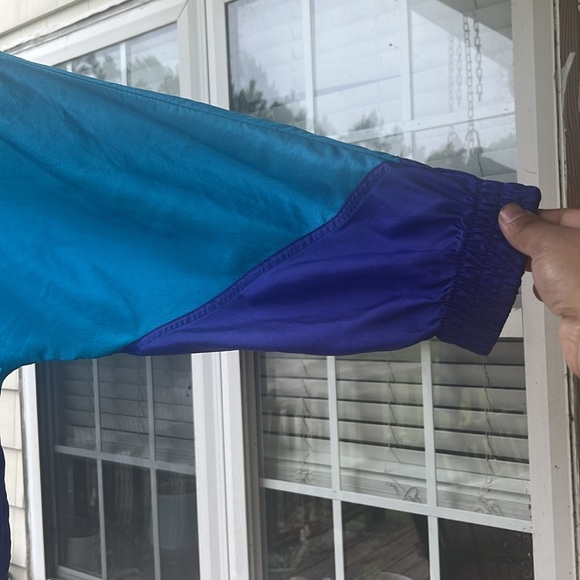 Vintage 90’s Nike Sweatsuit Aqua Purple jacket Size XL - Picture 2 of 7